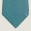 Unie Fer a Cheval tie, vert/gris clair