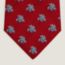 Pegase dans les Airs tie, rouge/azur/blanc