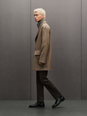 Petit Paul 울 코트, 보기: 이미지: 제품 착용 이미지, worn, 2개 중 8번째 보기