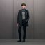 "Surpiqures H" Petit Paul Light coat, noir, We will notify you when this product is back in stock