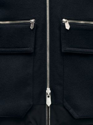 Cashmere reversible hooded vest, View: front, front, view 8 of 8