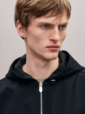 Cashmere reversible hooded vest, View: Worn, worn, view 7 of 8