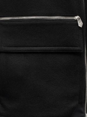 Cashmere reversible hooded vest, View: Worn, worn, view 7 of 8