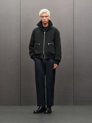 Cashmere rib-trim jacket, View: Worn, worn, view 2 of 8