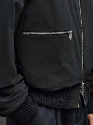 Cashmere rib-trim jacket, View: Worn, worn, view 8 of 8