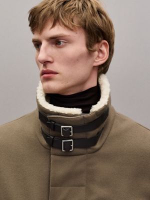 Straight cut wool jacket, View: Worn, worn, view 5 of 8
