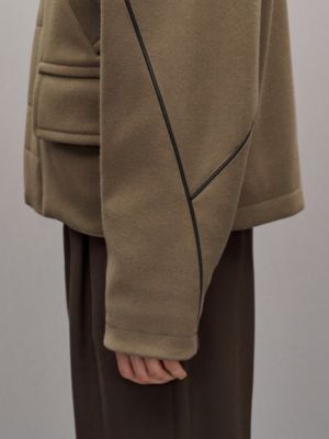Straight cut wool jacket, View: Worn, worn, view 6 of 8