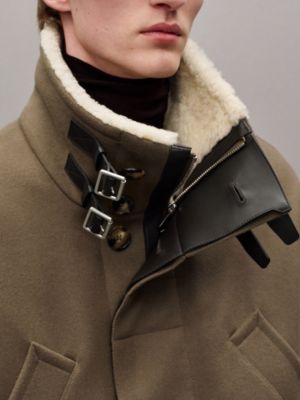 Straight cut wool jacket, View: Worn, worn, view 7 of 8