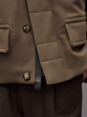 Straight cut wool jacket, View: Worn, worn, view 8 of 8