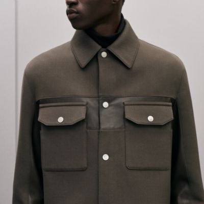 Brown - Hermès Shirts for Men | Hermès USA