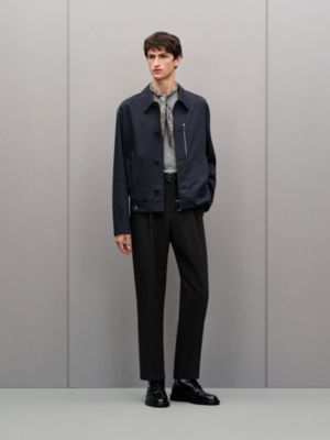 "Neo pique" straight cut jacket