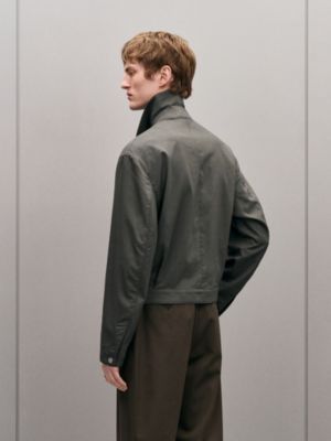Cazadora recta "néo piqué", Vista: Ver artículo puesto, worn, vista 3 de 7