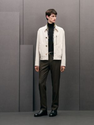 "Neo pique" straight cut jacket