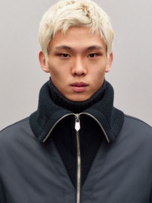 Straight cut zipped jacket, View: Worn, worn, view 4 of 7