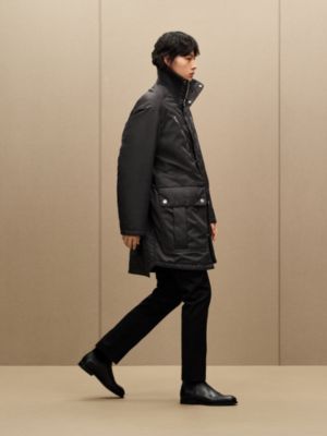 Mock neck zipped parka, View: Worn, worn, view 2 of 7