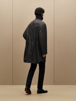 Mock neck zipped parka, View: Worn, worn, view 3 of 7