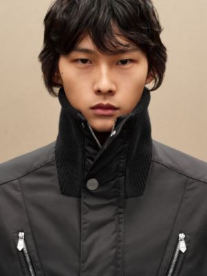 Mock neck zipped parka, View: Worn, worn, view 5 of 7