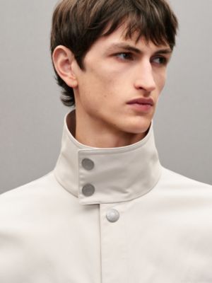 Parka abotonada en gabardina técnica, Vista: Ver artículo puesto, worn, vista 4 de 6