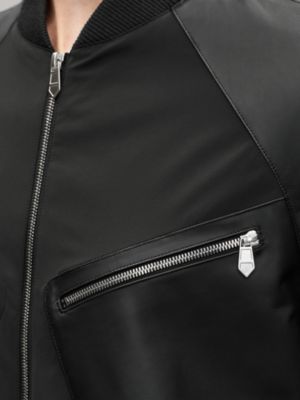 Water-repellent rib-trim jacket, View: Worn, worn, view 7 of 7