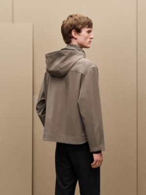 Jacket with foldable hood, View: Worn, worn, view 3 of 7