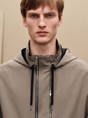 Jacket with foldable hood, View: Worn, worn, view 4 of 7
