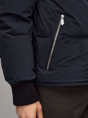 Hooded zipped puffer coat, View: Worn, worn, view 6 of 8