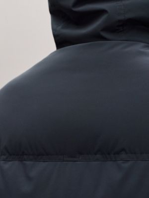 Hooded zipped puffer coat, View: Worn, worn, view 7 of 8