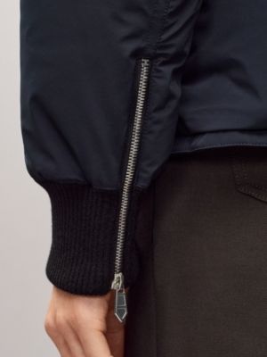 Hooded zipped puffer coat, View: Worn, worn, view 8 of 8