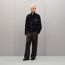 Reversible rib-trim jacket, marine