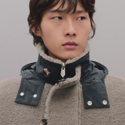 Reversible hooded jacket, View: video, view 2 of 9