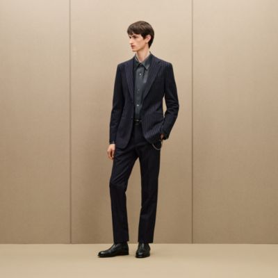 "Rayures craies" 24 Relax西裝外套，短版