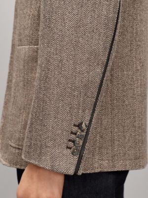 Stadium Relax jacket with leather detail, View: Worn, worn, view 6 of 7