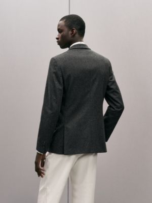 Stadium Relax jacket with leather detail, View: Worn, worn, view 3 of 7