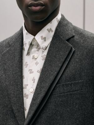 Stadium Relax jacket with leather detail, View: Worn, worn, view 6 of 7