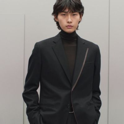 Stadium Relax 가죽 디테일 재킷, 쇼트 모델, 보기: 영상, 2개 중 7번째 보기