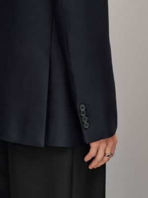 Stadium Relax jacket with satin detail, short model, View: Worn, worn, view 5 of 6