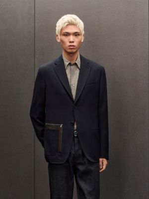"Poche cuir" Stadium Relax jacket, View: Worn, worn, view 2 of 7