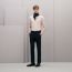 Saint Germain fitted pants, marine