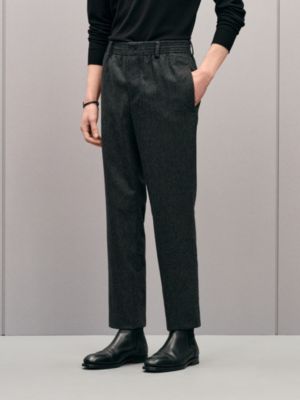 Saint Germain fitted wool pants, View: Worn, worn, view 2 of 4