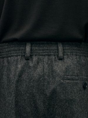 Saint Germain fitted wool pants, View: Worn, worn, view 4 of 4