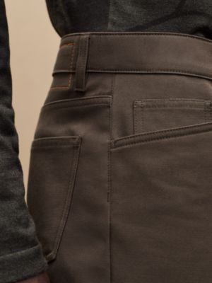 Vaqueros con etiqueta en piel, Vista: Ver artículo puesto, worn, vista 4 de 5