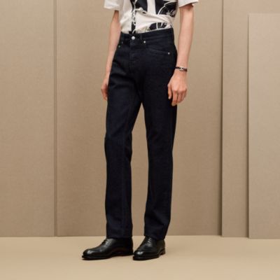 メンズ アジャステッドパンツ、ジーンズ、ショートパンツ | Hermès