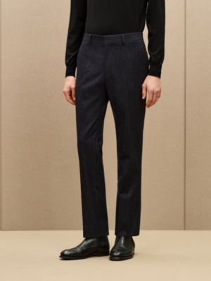 "Rayures craies" Soho wool pants, View: Worn, worn, view 3 of 6
