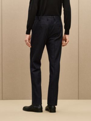 "Rayures craies" Soho wool pants, View: Worn, worn, view 4 of 6