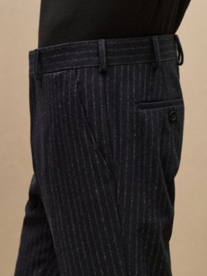 "Rayures craies" Soho wool pants, View: Worn, worn, view 6 of 6