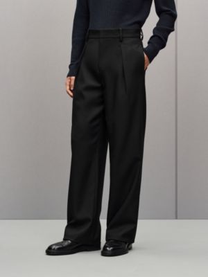 パンツ 《マルタ》 1プリーツ ウール, イメージ: 着用例, worn, ビュー2の6
