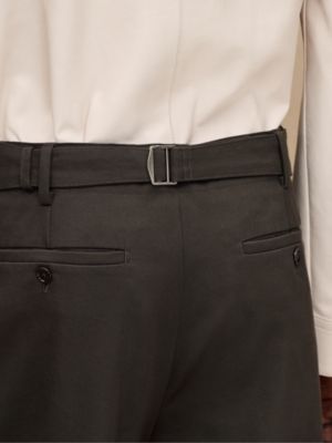 パンツ 《マルタ》 ベルトディテール, イメージ: 着用例, worn, ビュー4の6