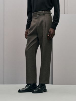 Palerme 울 플리츠 팬츠, 보기: 이미지: 제품 착용 이미지, worn, 2개 중 6번째 보기