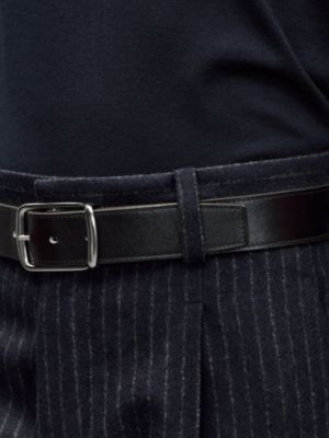 "Rayures craies" Palerme pleated wool pants, View: Worn, worn, view 6 of 7