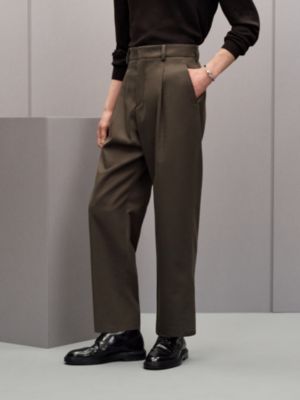 パンツ 《パレルモ》 1プリーツ, イメージ: 着用例, worn, ビュー2の6